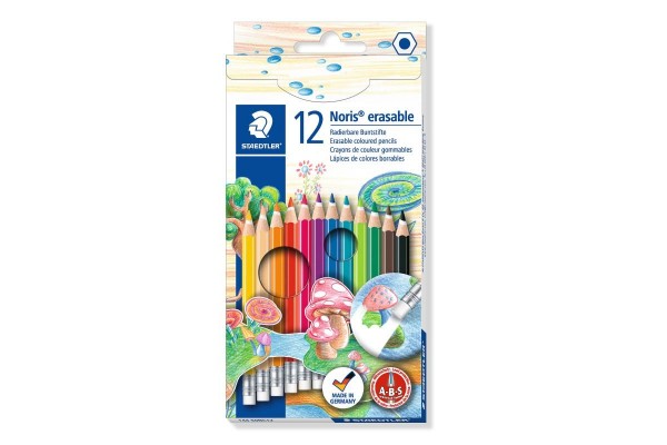ΣΕΤ ΞΥΛΟΜΠΟΓΙΑΣ ΜΕ ΓΟΜΑ NORIS CLUB 144 50NC12 STAEDTLER 12ΤΕΜ