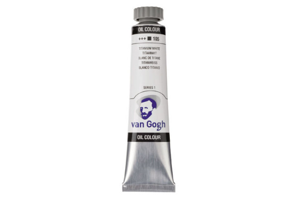 ΛΑΔΙΑ VAN GOGH 20ML S1 T.7 No. 105 TITANIUM WHITE