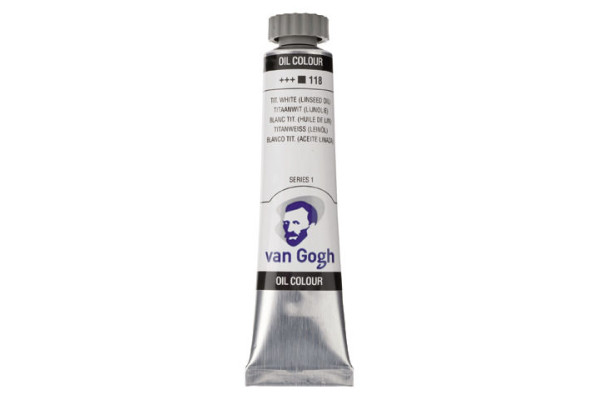 ΛΑΔΙΑ VAN GOGH 20ML S1 T.7 No. 118 TIT. WHITE-LINSEED