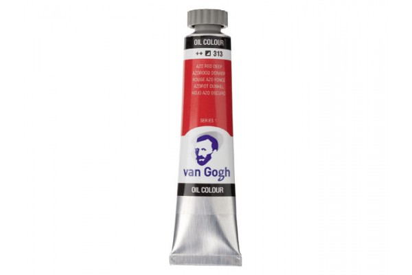 ΛΑΔΙΑ VAN GOGH 20ML S1 T.7 No. 313 AZO RED DEEP ΛΑΔΙΑ VAN GOGH 20ML S1 T.7 No. 313 AZO RED DEEP