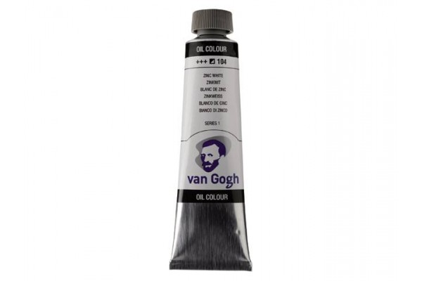 ΛΑΔΙΑ VAN GOGH 40ML S1 T.9 No. 104 ZINC WHITE