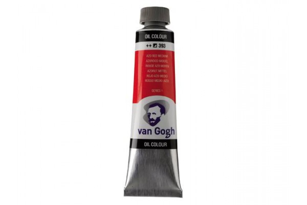 ΛΑΔΙΑ VAN GOGH 40ML S1 T.9 No. 393 AZO RED MEDIUM