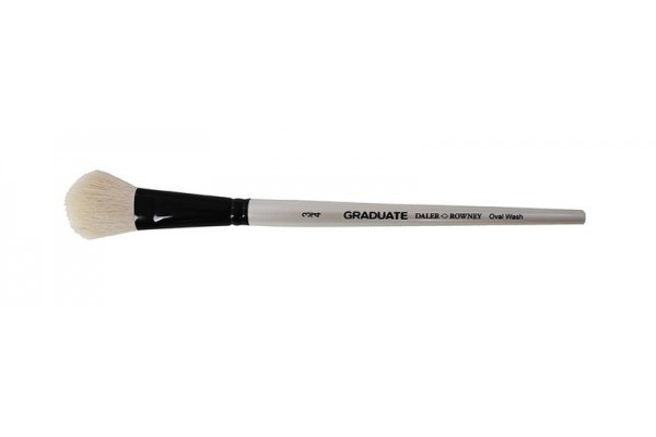 ΠΙΝΕΛΟ GRADUATE WHITE GOAT OVAL WASH 3/4"