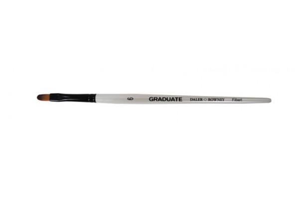 ΠΙΝΕΛΟ ΓΛΩΣΣΑ ΓΑΤΑΣ GRADUATE SYNTHETIC FILBERT No. 6