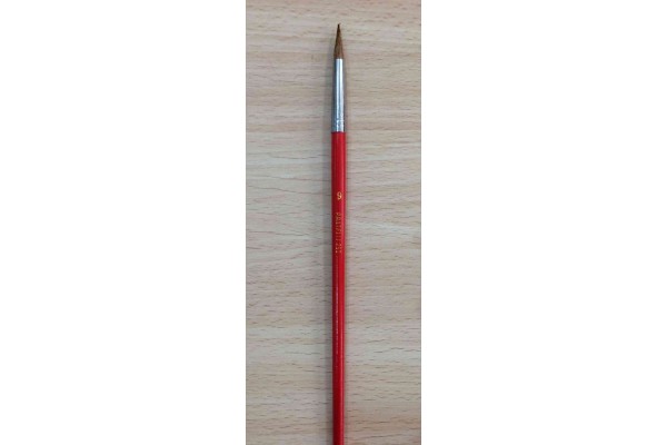 ΠΙΝΕΛΛΑ PRATELLI  ΝΟ9  ΚΟΚΚΙΝΟ ΚΟΥΤΙ 12ΤΕΜ