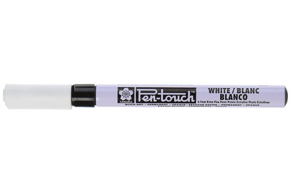 ΜΑΡΚΑΔΟΡΟΙ PEN-TOUCH ΛΕΥΚΟ EXTRA FINE 0.7mm