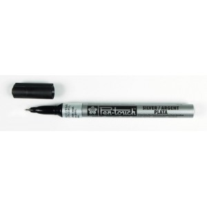 ΜΑΡΚΑΔΟΡΟΙ SAKURA PEN-TOUCH EXTRA FINE 0.7mm Silver ΜΑΡΚΑΔΟΡΟΙ SAKURA PEN-TOUCH EXTRA FINE 0.7mm Silver