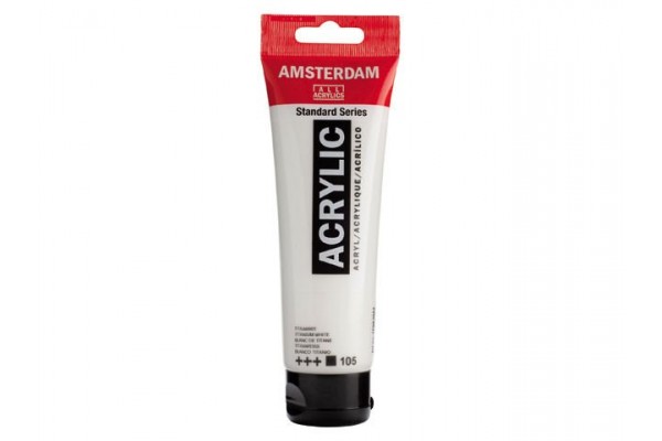ΑΚΡΥΛΙΚΟ AMSTERDAM 120ml No.105 Titanium White