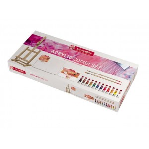 ΣΕΤ ΖΩΓΡΑΦΙΚΗΣ ΜΕ ΑΚΡΥΛΙΚΑ 12x12ml,ΚΑΜΒΑΣ,ΚΑΒΑΛΕΤΟ,ΠΙΝΕΛΑ,ΧΑΡΤΙ ΠΑΛΕΤΑ ART CREATION