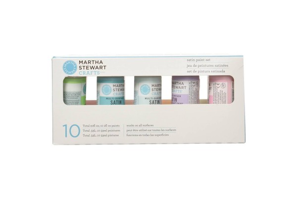 ΣΕΤ ΑΚΡΥΛΙΚΑ SATIN MARTHA STEWART 10TEM