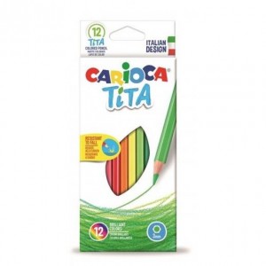 ΞΥΛΟΜΠΟΓΙΕΣ TITA 3MM 12ΧΡΩΜ CARIOCA 42793 ΞΥΛΟΜΠΟΓΙΕΣ TITA 3MM 12ΧΡΩΜ CARIOCA 42793