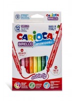 ΜΑΡΚΑΔΟΡΟΙ ΖΩΓΡΑΦΙΚΗΣ CARIOCA BIRELLO ΔΙΠΛΗ ΜΥΤΗ 2,6ΜΜ & 4,7ΜΜ 12ΧΡΩΜ .