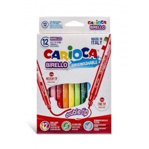 ΜΑΡΚΑΔΟΡΟΙ ΖΩΓΡΑΦΙΚΗΣ CARIOCA BIRELLO ΔΙΠΛΗ ΜΥΤΗ 2,6ΜΜ & 4,7ΜΜ 12ΧΡΩΜ . ΜΑΡΚΑΔΟΡΟΙ ΖΩΓΡΑΦΙΚΗΣ CARIOCA BIRELLO ΔΙΠΛΗ ΜΥΤΗ 2,6ΜΜ & 4,7ΜΜ 12ΧΡΩΜ .