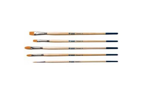 ΠΙΝΕΛΑ ART CREATION ΣΕΤ 5ΤΕΜ Νο 6-2X10-2X14 ΛΑΔΙ-ΑΚΡΥΛΙΚΑ-GOUACHE BRISTLE