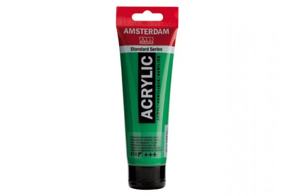 ΑΚΡΥΛΙΚΟ AMSTERDAM 120ml No.618 Permanent Green Light
