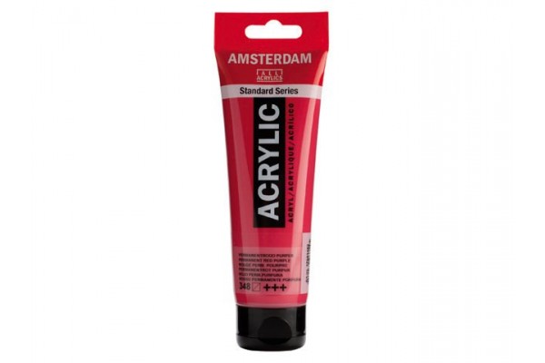 ΑΚΡΥΛΙΚΟ AMSTERDAM 120ml No.348 Permanent Red Purple