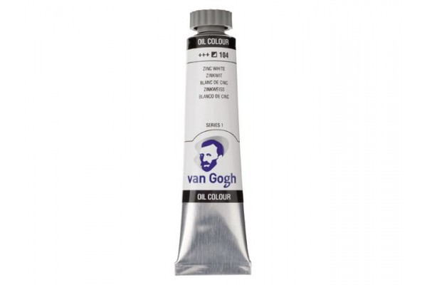 ΛΑΔΙΑ VAN GOGH 20ML S1 T.7 No. 104 Zinc White (Safflower Oil)