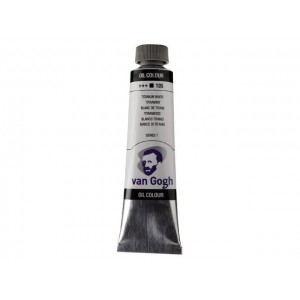ΛΑΔΙΑ VAN GOGH 40ML S1 T.9 No. 105 Titanium White (Safflower Oil) ΛΑΔΙΑ VAN GOGH 40ML S1 T.9 No. 105 Titanium White (Safflower Oil)