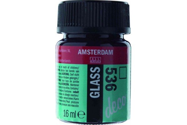 ΧΡΩΜΑ AMSTERDAM. GLASS 536 Violet 16ml