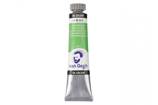 ΛΑΔΙΑ VAN GOGH 20ML S1 T.7 No. 614 Permanent Green Medium