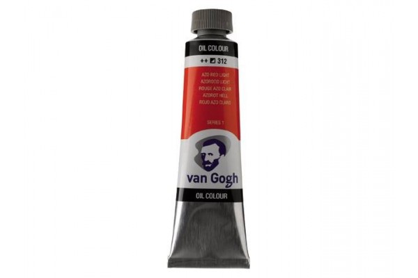 ΛΑΔΙΑ VAN GOGH 40ML S1 T.9 No. 312 Azo Red Light