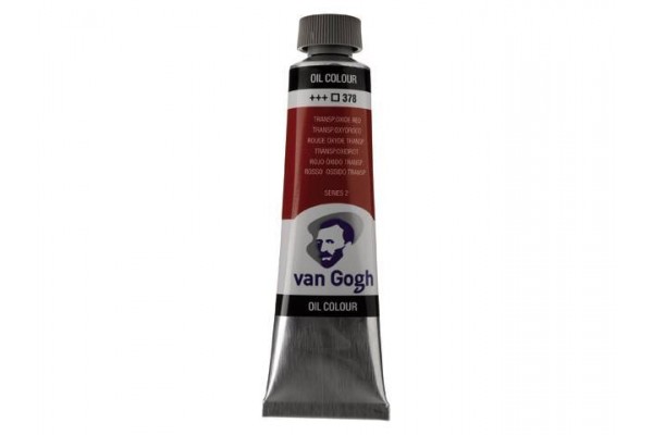 ΛΑΔΙΑ VAN GOGH 40ML S2 T.9 No. 378 Transparent Oxide Red