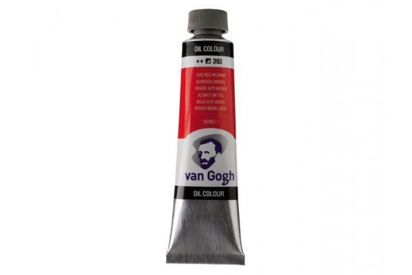 ΛΑΔΙΑ VAN GOGH 40ML S1 T.9 No. 393 Azo Red Medium