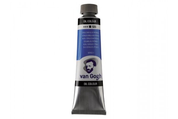 ΛΑΔΙΑ VAN GOGH 40ML S1 T.9 No. 535 Cerulean Blue(Phthalo)