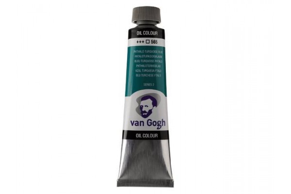 ΛΑΔΙΑ VAN GOGH 40ML S2 T.9 No. 565 Phthalo Turquoise Blue