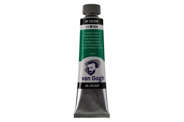 ΛΑΔΙΑ VAN GOGH 40ML S2 T.9 No. 619 Permanent Green Deep