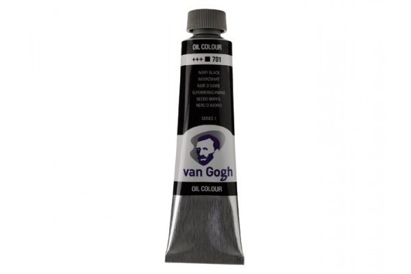 ΛΑΔΙΑ VAN GOGH 40ML S1 T.9 No. 701 Ivory Black