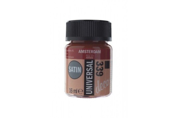 ΧΡΩΜΑ AMSTERDAM UNIVERSAL SATIN 339 ANT.RED 16ml