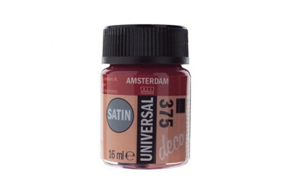 ΧΡΩΜΑ AMSTERDAM UNIVERSAL SATIN 375  BORDEAUX 16ml