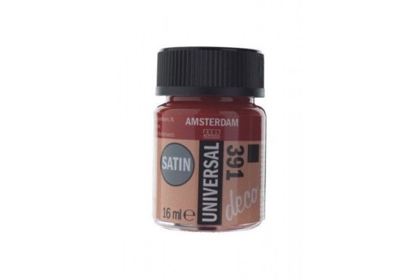 ΧΡΩΜΑ AMSTERDAM UNIVERSAL SATIN 391 ANT.RED 16ml