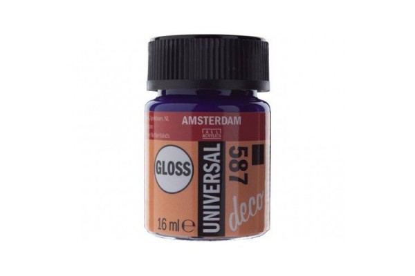 ΧΡΩΜΑ AMSTERDAM UNIVERSAL GLOSS 587 BRIGHT BLUE 16ml