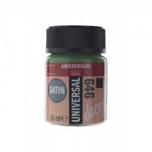 ΧΡΩΜΑ AMSTERDAM UNIVERSAL SATIN 646 ANT.GREEN 16ml ΧΡΩΜΑ AMSTERDAM UNIVERSAL SATIN 646 ANT.GREEN 16ml