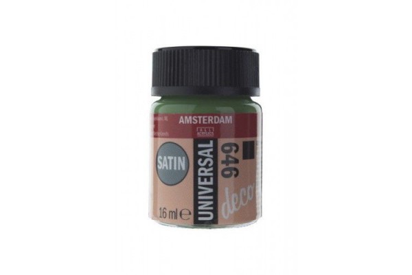 ΧΡΩΜΑ AMSTERDAM UNIVERSAL SATIN 646 ANT.GREEN 16ml