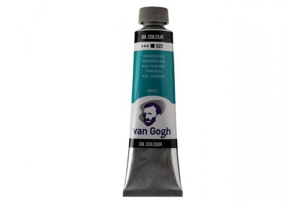 ΛΑΔΙΑ VAN GOGH 40ML S1 T.9 No. 522 Turquoise Blue