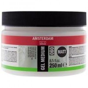 GEL MEDIUM 080 MATT AMSTERDAM 250ml