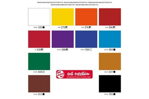 ΣΕΤ ΑΚΡΥΛΙΚΑ ART CREATION 12x75ml