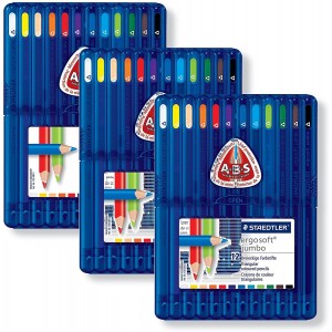 ΞΥΛΟΜΠΟΓΙΕΣ ΤΡΙΓΩΝΙΚΕΣ JUMBO ERGO SOFT 12TEM 158 SB12 STAEDTLER