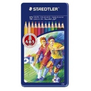 ΣΕΤ ΞΥΛΟΜΠΟΓΙΑΣ ΣΕ ΜΕΤΑΛΛΙΚΟ ΚΟΥΤΙ SPORT 145 SPM12 STAEDTLER 12ΤΕΜ