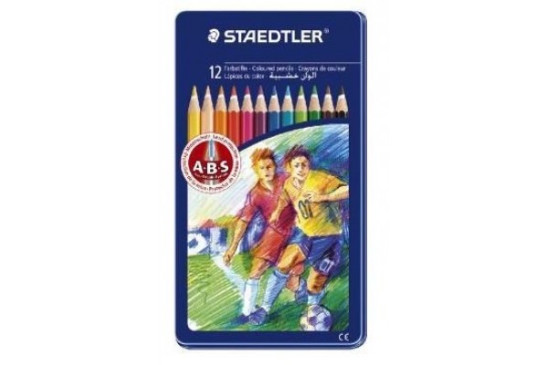 ΣΕΤ ΞΥΛΟΜΠΟΓΙΑΣ ΣΕ ΜΕΤΑΛΛΙΚΟ ΚΟΥΤΙ SPORT 145 SPM12 STAEDTLER 12ΤΕΜ