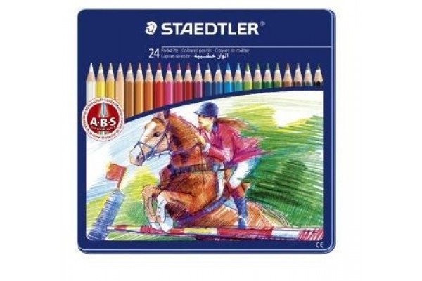 ΣΕΤ ΞΥΛΟΜΠΟΓΙΑΣ ΣΕ ΜΕΤΑΛΛΙΚΟ ΚΟΥΤΙ SPORT 145 SPM24 STAEDTLER 24ΤΕΜ