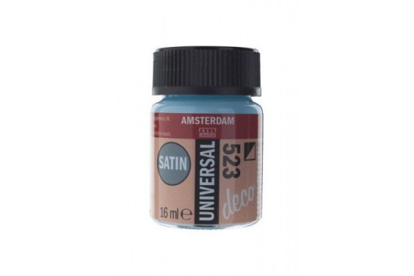 ΧΡΩΜΑ AMSTERDAM UNIVERSAL SATIN 523 ICE BLUE 16ml