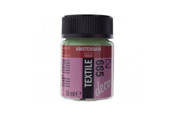 ΧΡΩΜΑ AMSTERDAM TEXTILE 665 SPRING GREEN 16ml