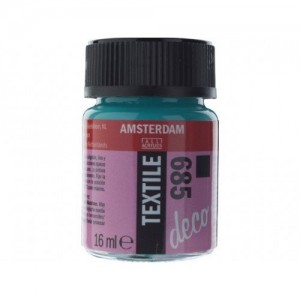 ΧΡΩΜΑ AMSTERDAM TEXTILE 685  TURQUOISE OPAQUE 16ml