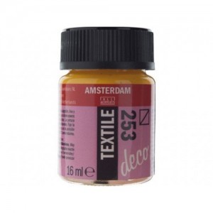 ΧΡΩΜΑ AMSTERDAM TEXTILE 253 GOLD YELLOW 16ml ΧΡΩΜΑ AMSTERDAM TEXTILE 253 GOLD YELLOW 16ml