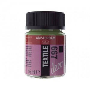 ΧΡΩΜΑ AMSTERDAM TEXTILE 667 SPRING GREEN OPAQUE 16ml
