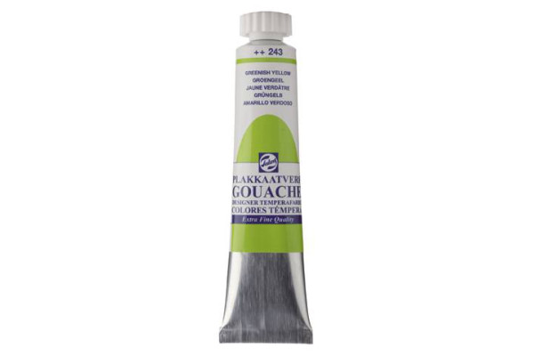 GOUACHE ΤΕΜΠΕΡΑ 20ML 243 GREENISH YELLOW ROYAL TALENS